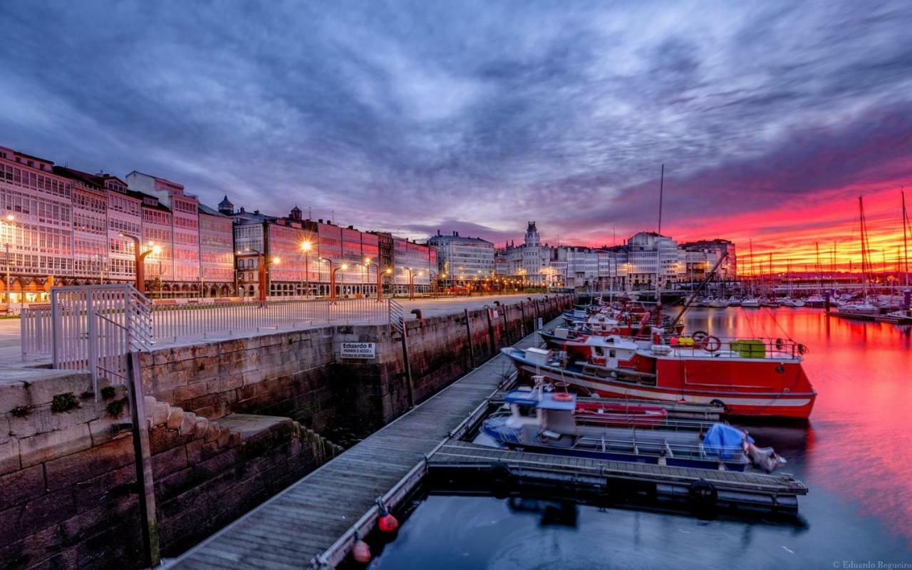 Apartamento En Pleno Centro Apartman A Coruña Kültér fotó