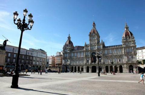 Apartamento En Pleno Centro Apartman A Coruña Kültér fotó